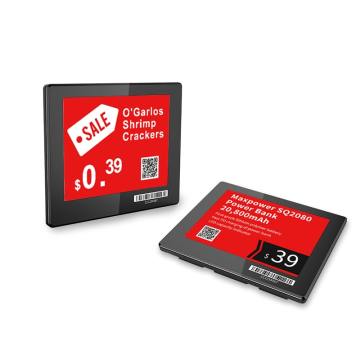 Série mince d'étiquette électronique multilingue de bord d'étagère de 4,2 pouces