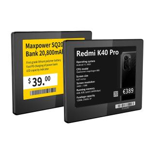 Série mince d'étiquette électronique multilingue de bord d'étagère de 4,2 pouces