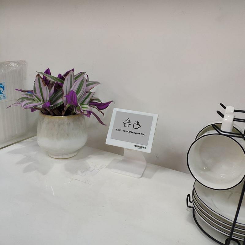 Support de table pour étiquette de vente au détail électronique