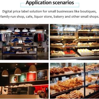 Étiquette numérique à encre électronique contrôlée par mobile 2,13 pouces