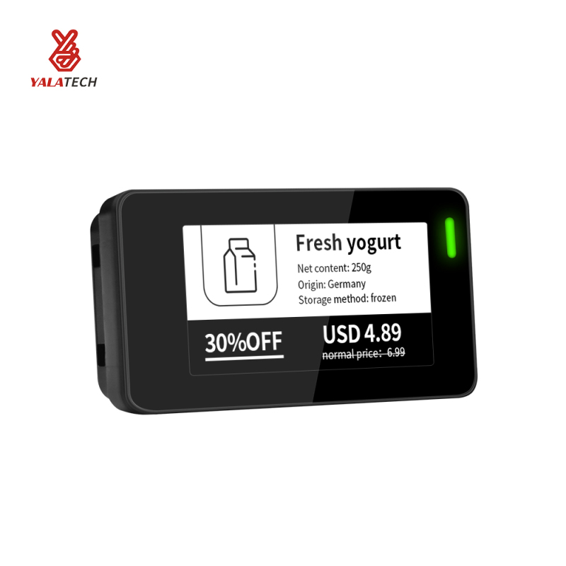 Étiquette d'étagère numérique de congélateur multilingue de 2,13 pouces étanche