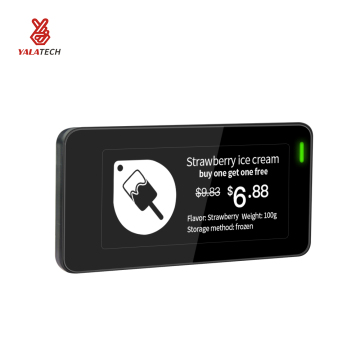 Étiquette d'étagère numérique de congélateur multilingue de 2,9 pouces étanche
