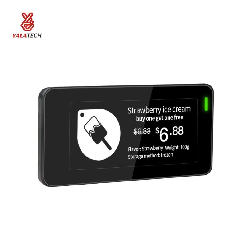 Étiquette d'étagère numérique de congélateur multilingue de 2,9 pouces étanche