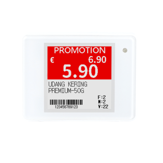 Étiquette d'étagère électronique de 1,54 pouce