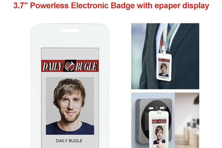 Présentation de notre badge papier électronique révolutionnaire